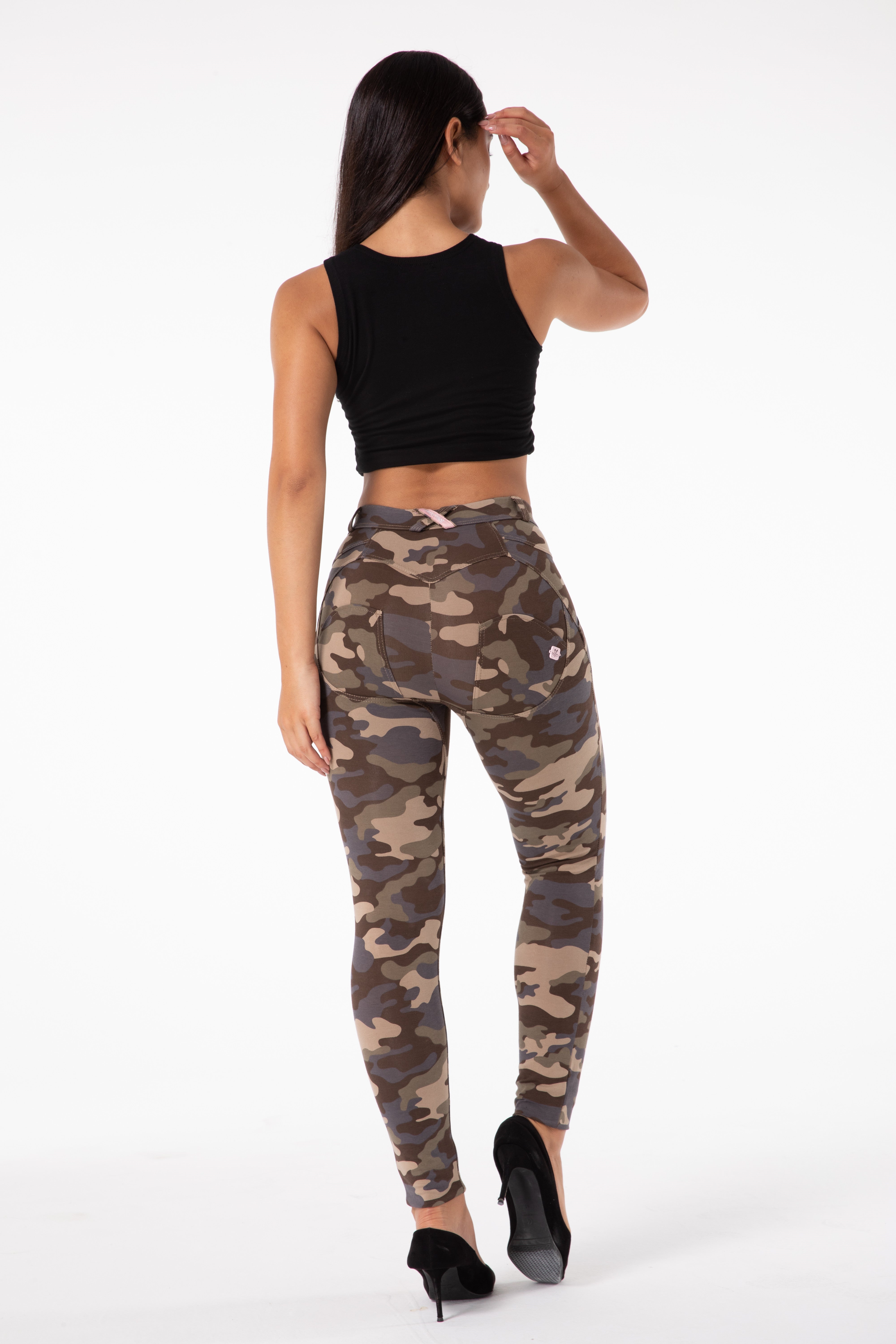 Shascullfites Melody push up camo workout leggings yoga leggings compression for women