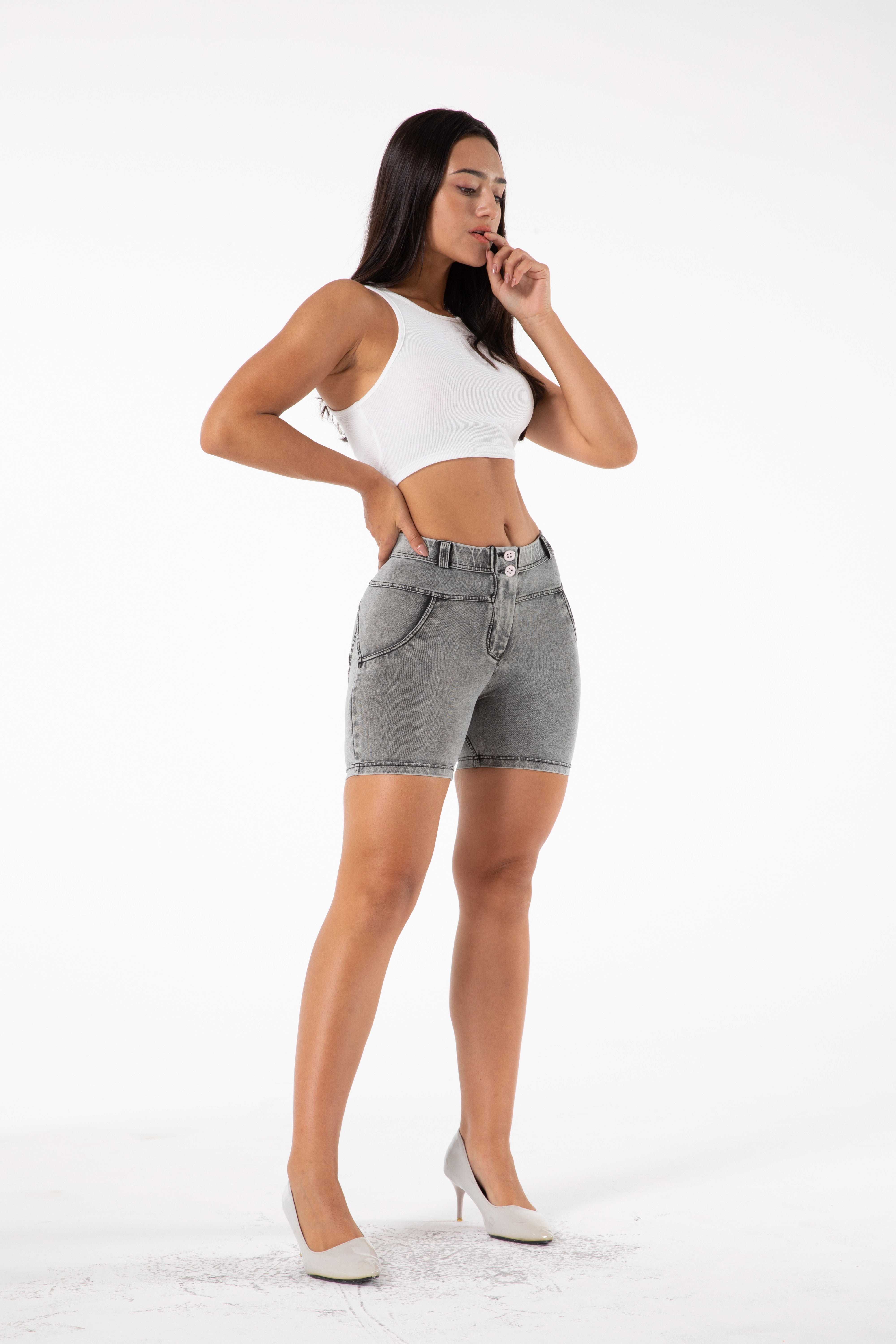 Shascullfites Melody bum lift shapewear for women ultra lift body slimming shaper cotton hip shapewear