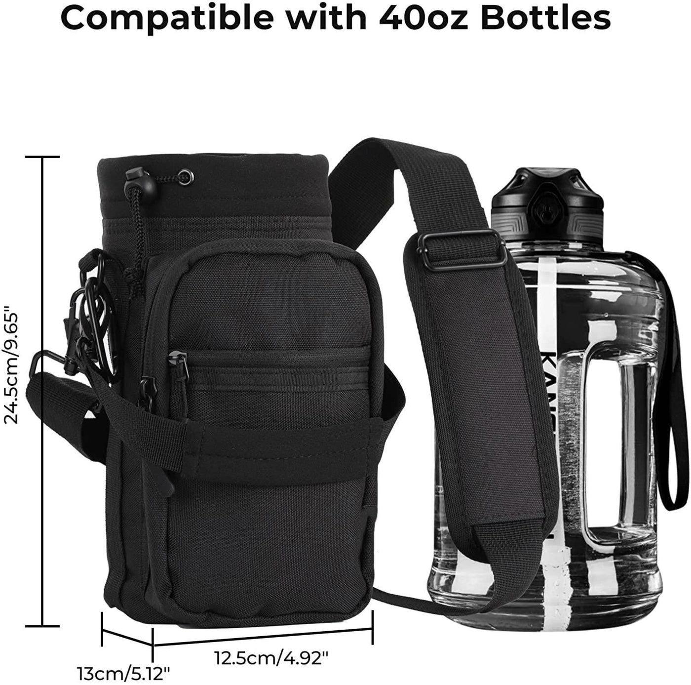 Stand With Strap Outdoor 40 Oz Water Bottle