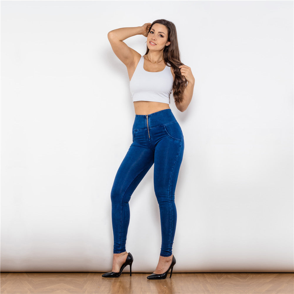 Shascullfites melody high waist jeans butt lifting booty leggings peach lift push up jeans