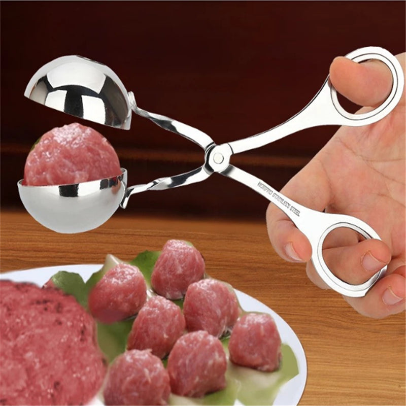 Stainless Steel Meatball Maker Clip Fish Ball Rice Ball Making Mold Form Tool Kitchen Accessories Gadgets cuisine cocina Rswank