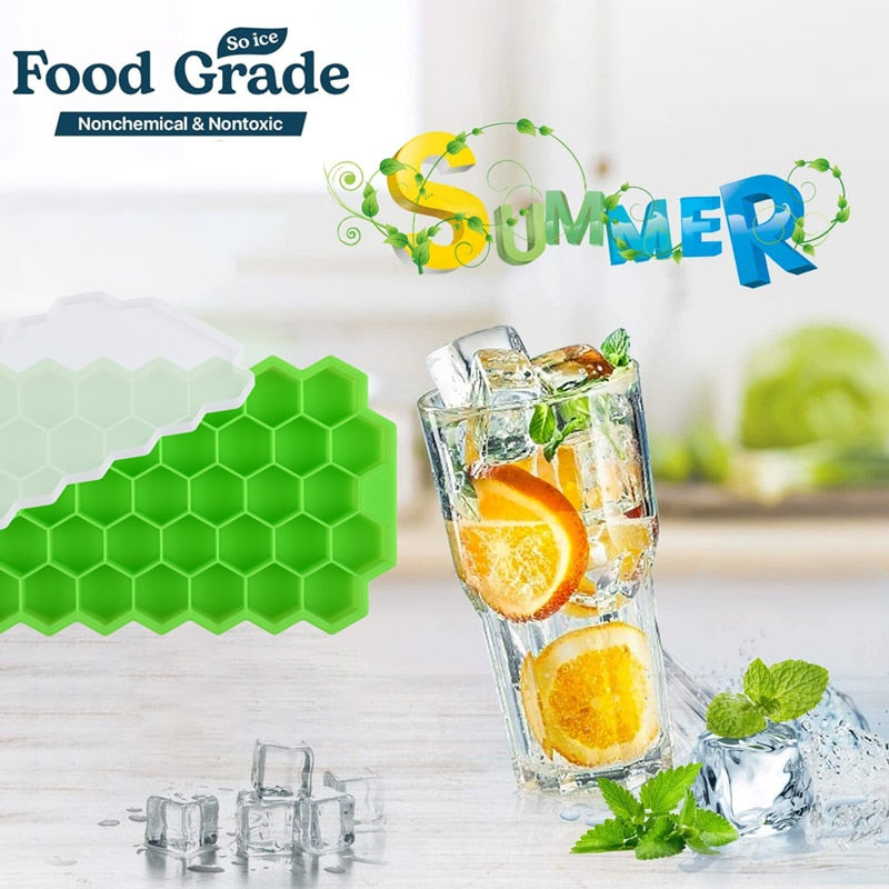 SILIKOLOVE Honeycomb Ice Cube Trays Rswank