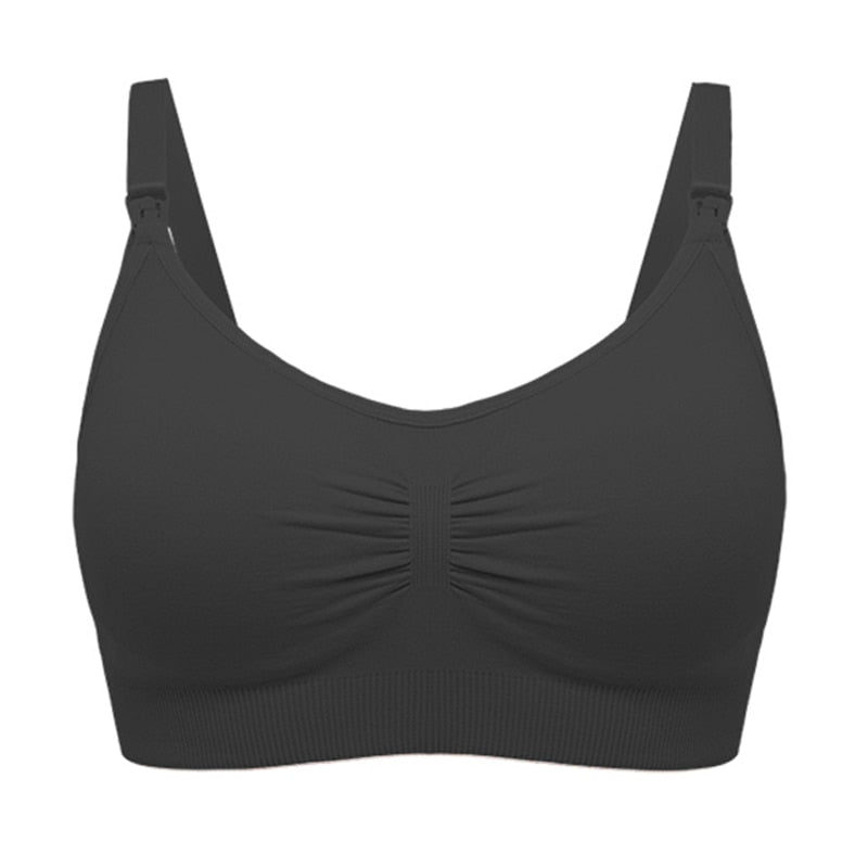 High Quality Plus Size Nursing Bra Breathable Women Breastfeeding Underwear Seamless Maternity Bra Push Up Rswank