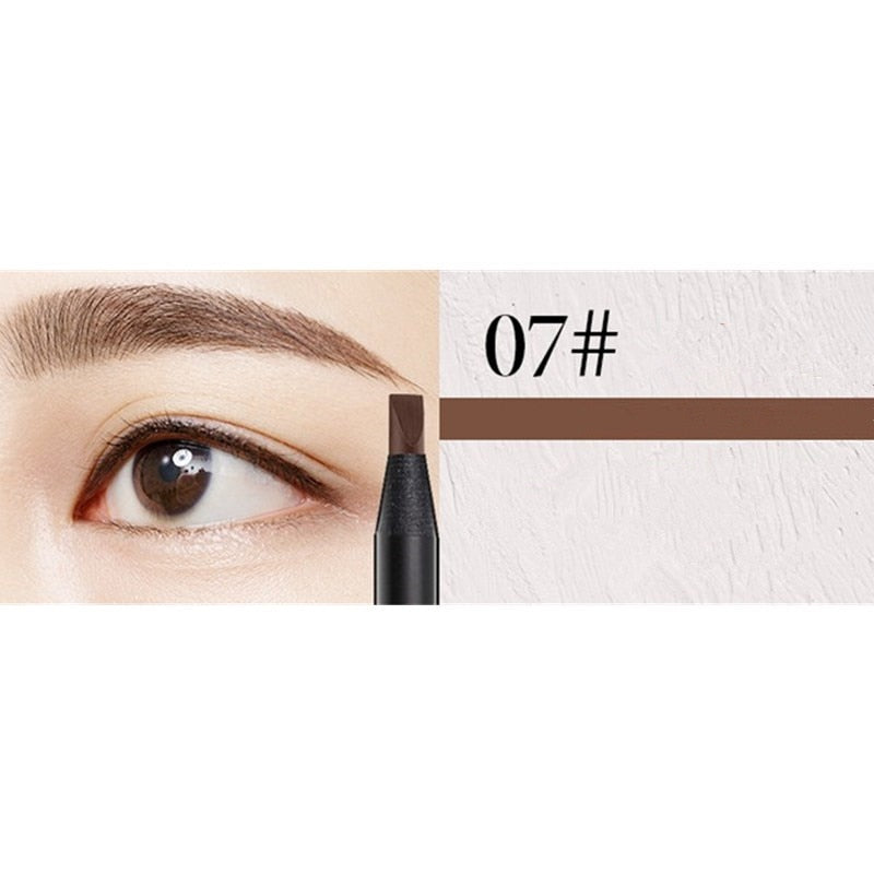White Eyebrow Pencil Cosmetic pen Brush for eyeshadow Natural Long-Lasting Tattoo Tint waterproof Rswank