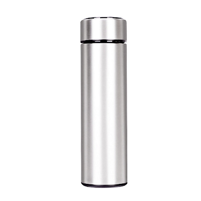 Stainless Steel Smart Water Bottle, Leak Proof, Double Walled, Keep Drink Hot & Cold, LCD Temperature Display Rswank