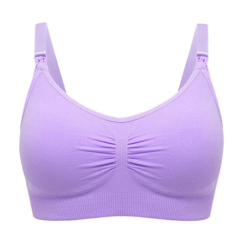 High Quality Plus Size Nursing Bra Breathable Women Breastfeeding Underwear Seamless Maternity Bra Push Up Rswank