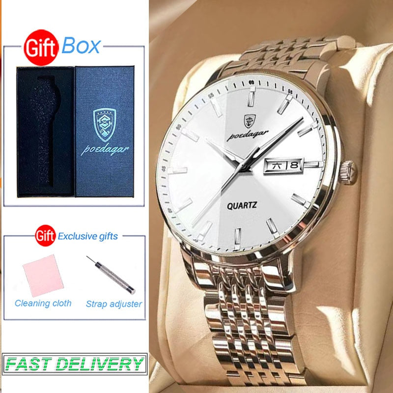 POEDAGAR Luxury Wrist Watches For Men