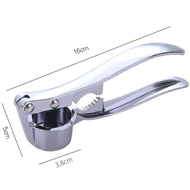 Stainless Steel Multifunction Garlic Press Crusher