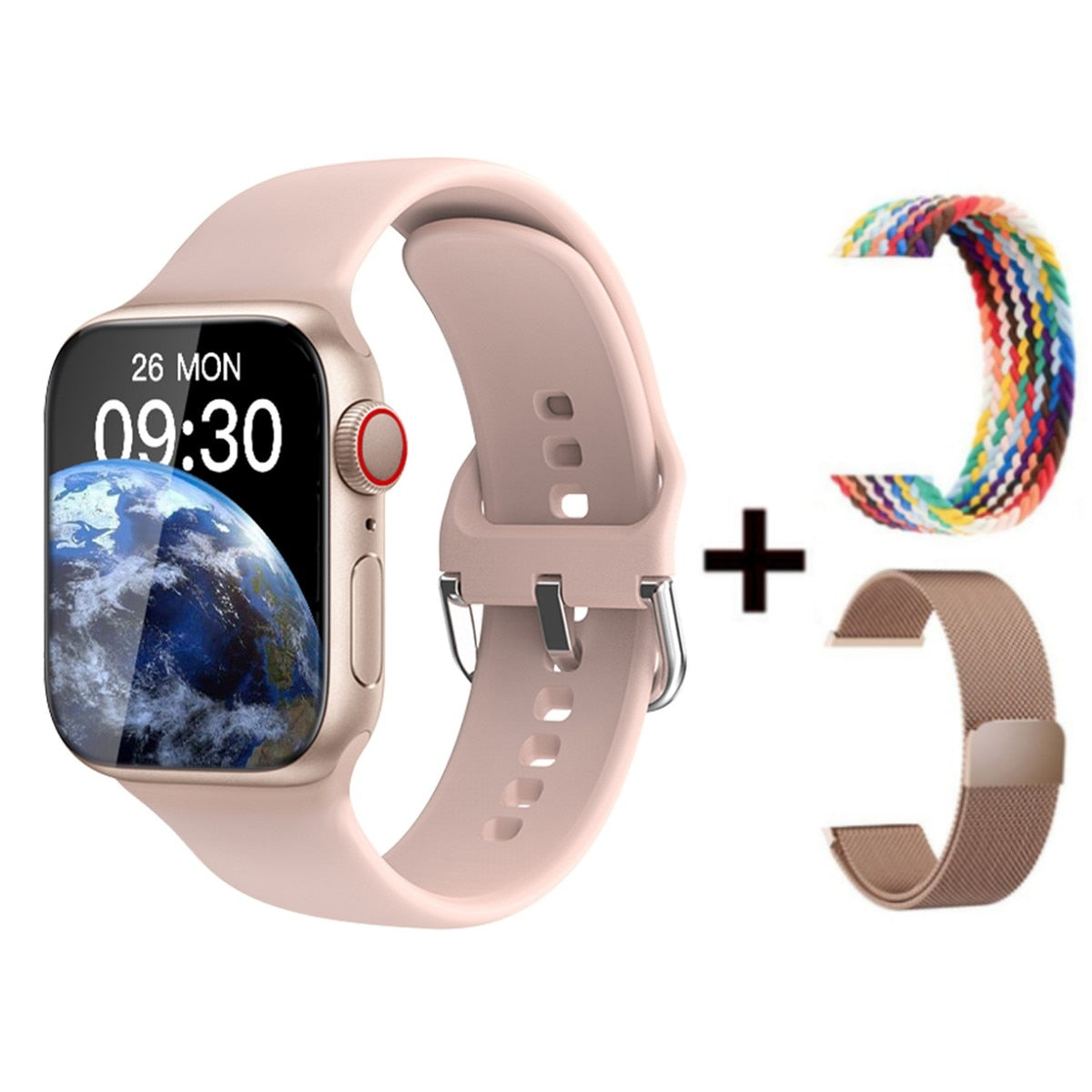 Smart Watch Series 8 HD Screen Sport Heart Rate Blood Pressure Fitness Tracker