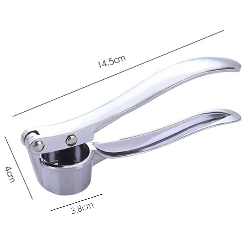 Stainless Steel Multifunction Garlic Press Crusher