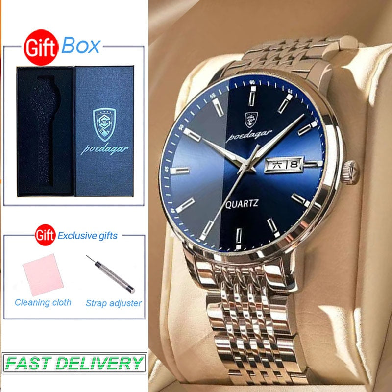 POEDAGAR Luxury Wrist Watches For Men