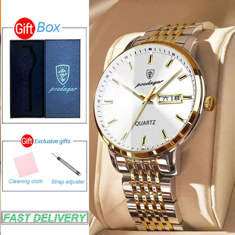 POEDAGAR Luxury Wrist Watches For Men