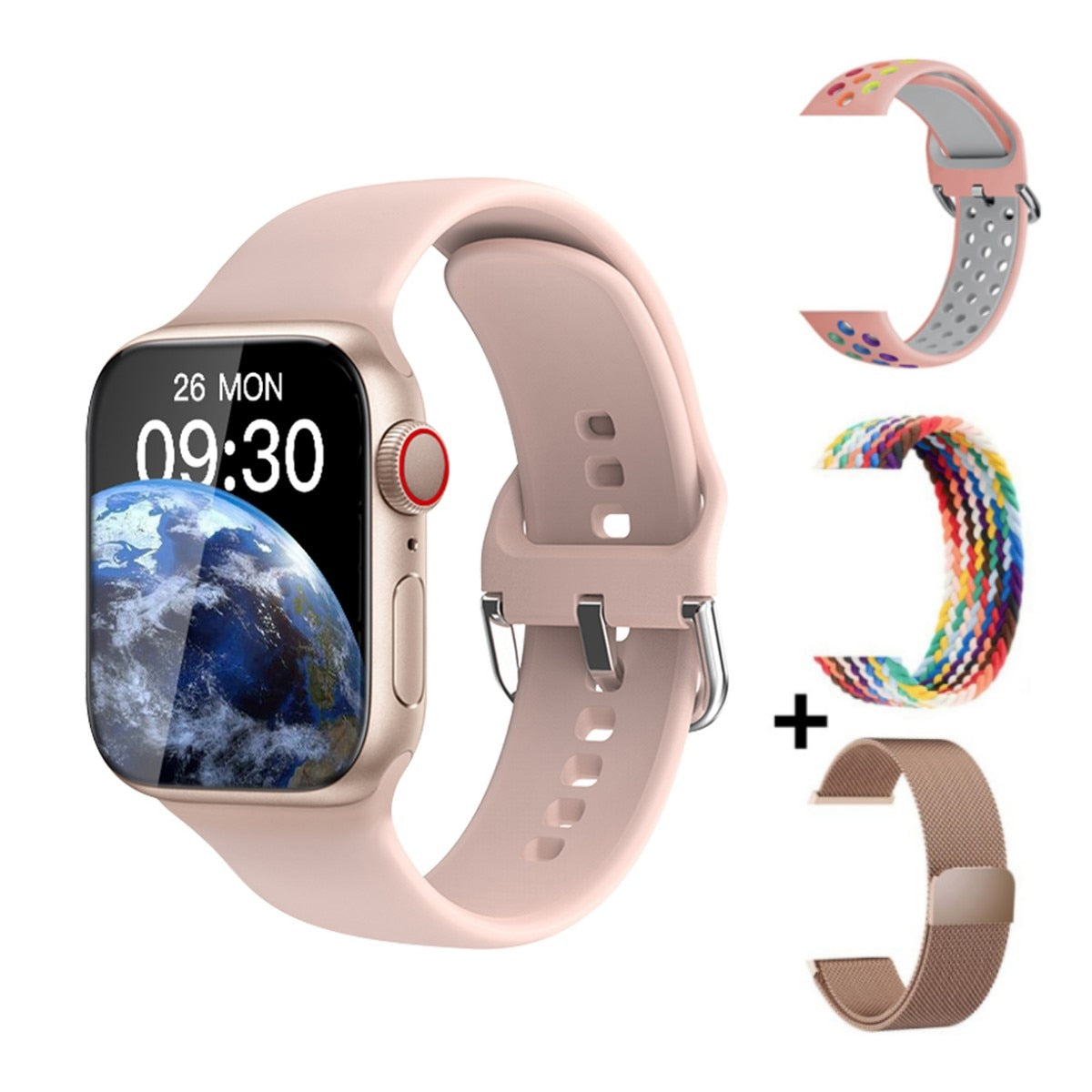 Smart Watch Series 8 HD Screen Sport Heart Rate Blood Pressure Fitness Tracker