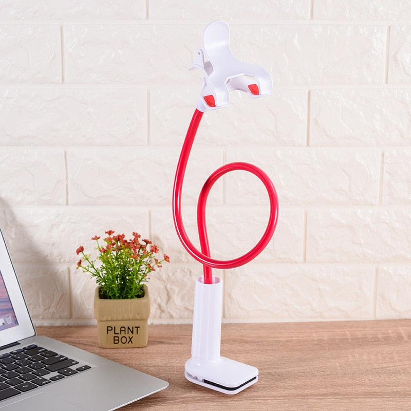 Universal Long Arm Phone Holder Flexible 360 Clip Desktop Mount Bracket Phone Stand Cell Phone Support For Bedroom KitchenParlor Rswank