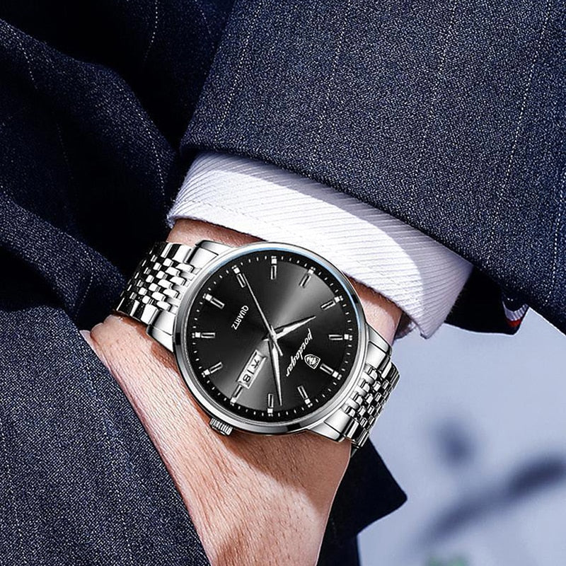 POEDAGAR Luxury Wrist Watches For Men