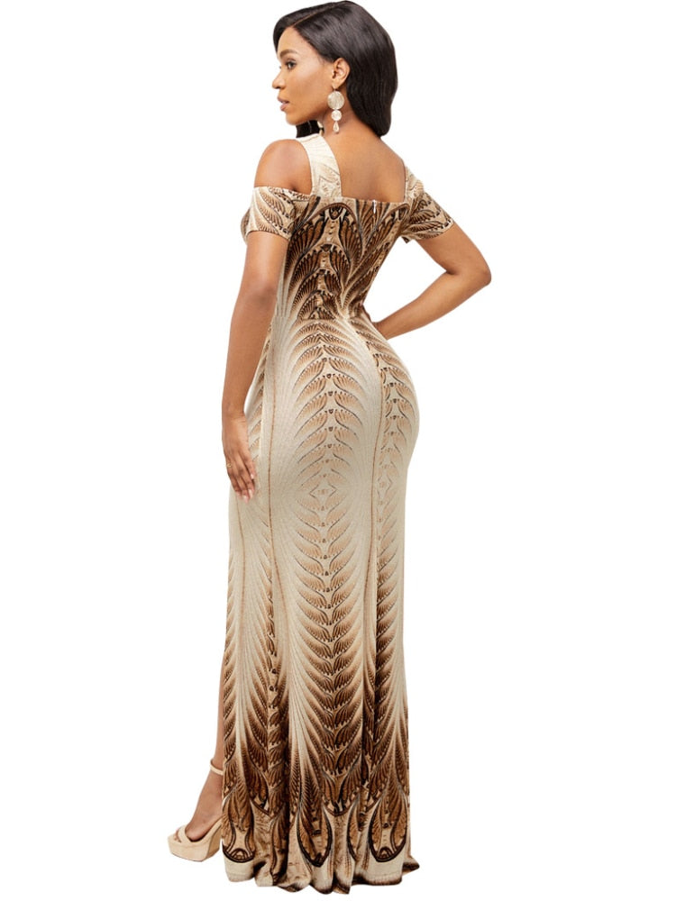 2023 Sexy Bufferfly Print Dresses for Women New Fashionable Digital Printed Robes Halter Bodycon Rswank