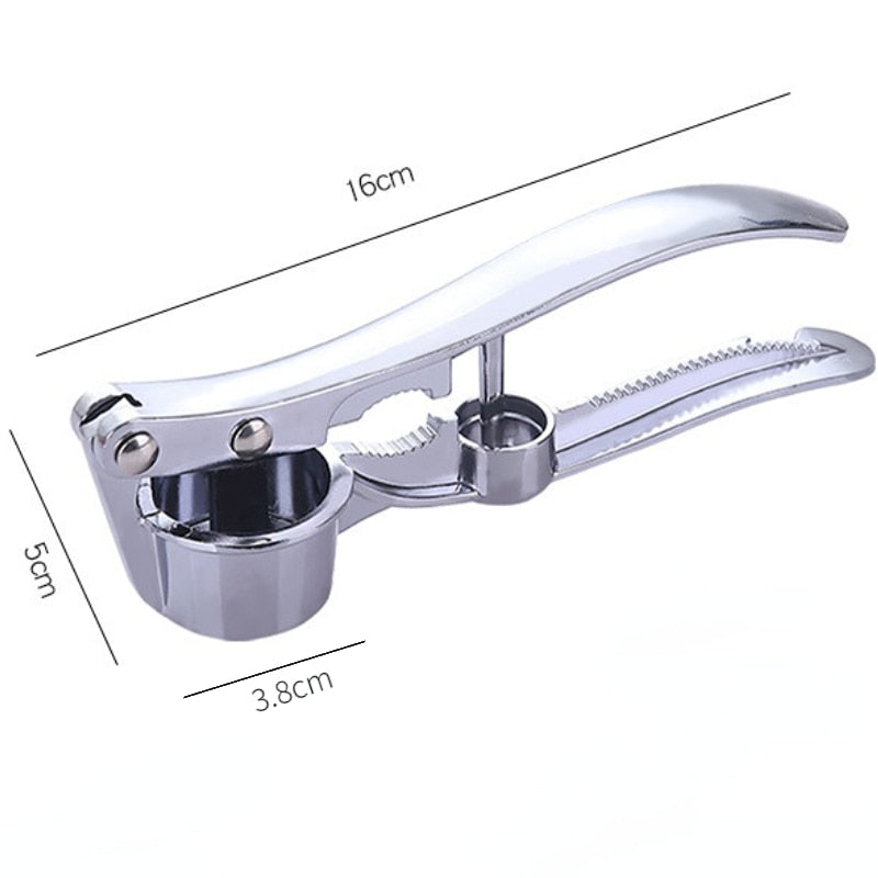 Stainless Steel Multifunction Garlic Press Crusher