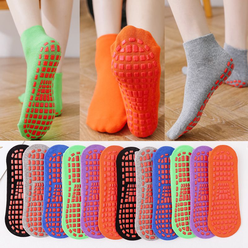 1Pair Women Yoga Cute Elasticity Socks Silicone Non-Slip Floor Socks Rswank