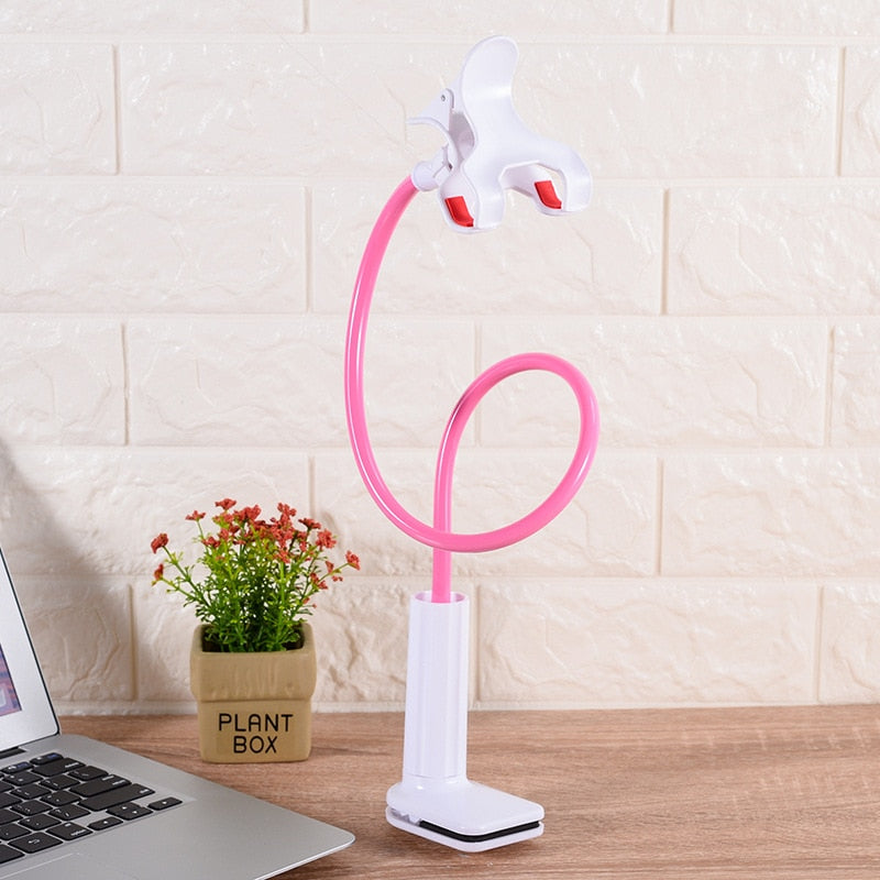 Universal Long Arm Phone Holder Flexible 360 Clip Desktop Mount Bracket Phone Stand Cell Phone Support For Bedroom KitchenParlor Rswank