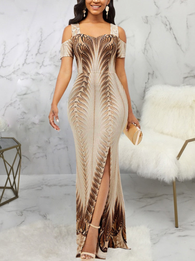 2023 Sexy Bufferfly Print Dresses for Women New Fashionable Digital Printed Robes Halter Bodycon Rswank