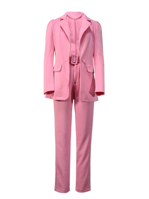 Women's fashionable temperament lapel suit kakaclo