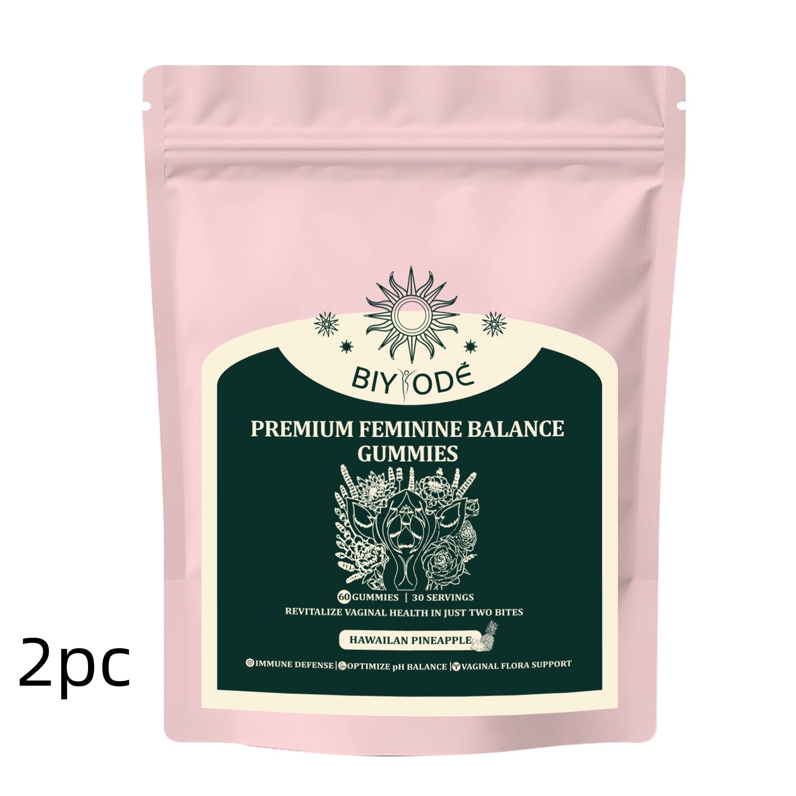 Factory Ready Stock Wholesale OEM ODM Custom Vaginal Vitamin Healthy Vaginal Flora Feminine Balance Gummies For Digestive And Immune Enhancement