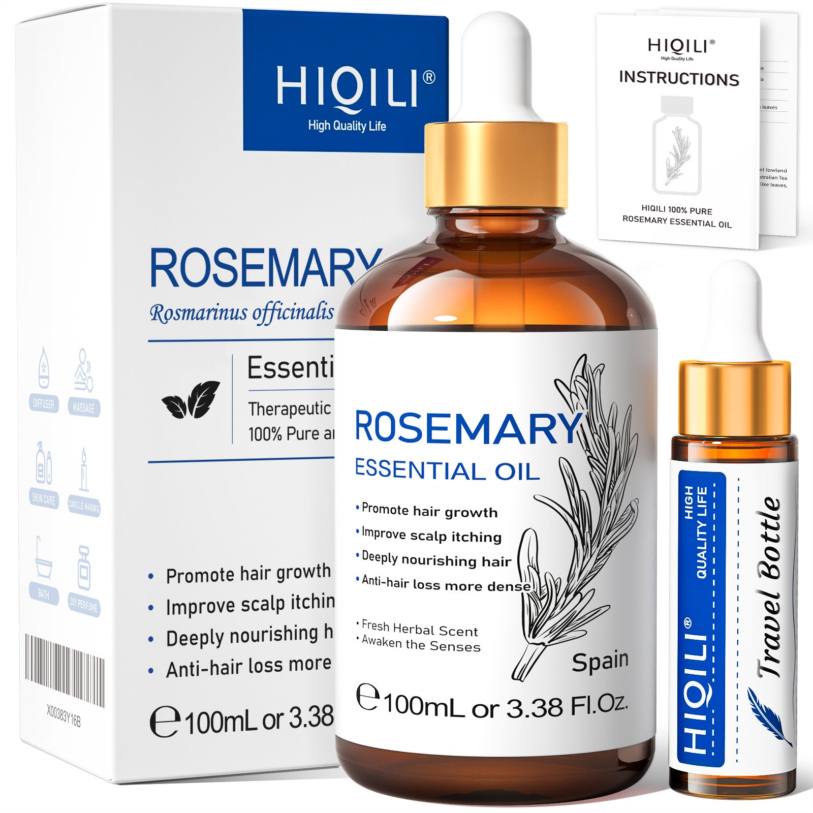 Beauty And Skin Care Single Essential Oil Plant Extract Rose Massage Oil Perfume Aromatherapy - Rswank
