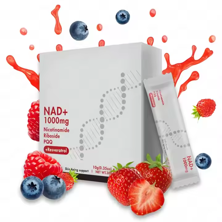 NAD Liquid Supplement Nicotinamide Riboside Supplement With Collagen Immune System Support 30 Sticks