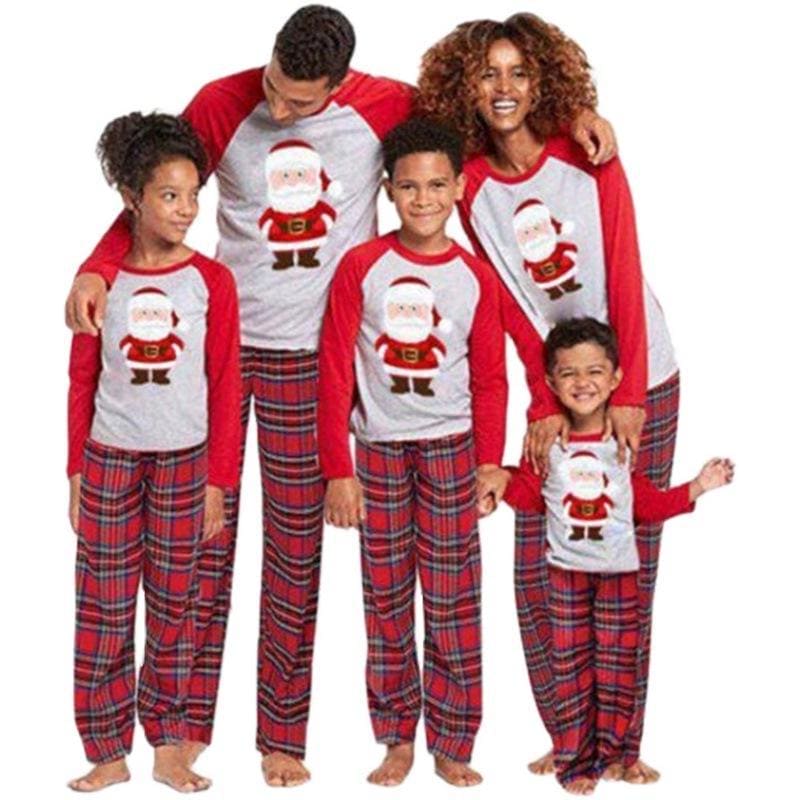 Christmas family parent-child dress home cartoon Christmas clothes