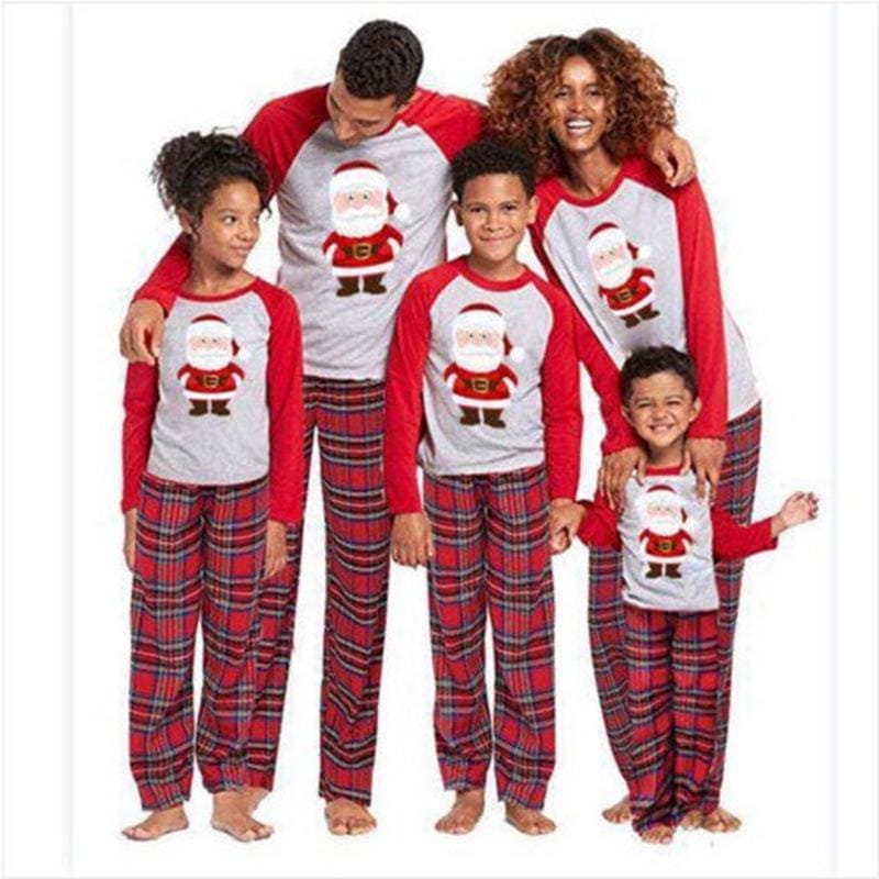 Christmas family parent-child dress home cartoon Christmas clothes