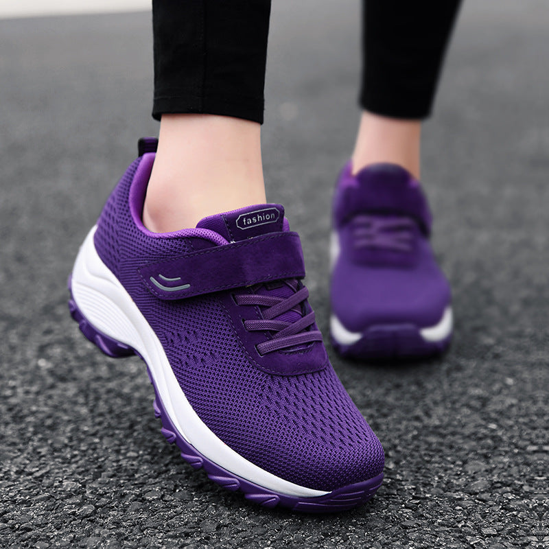 Running Shoes, Outdoor Key-step Sports Shoes, Thick-soled Height-increasing Shoes - Rswank