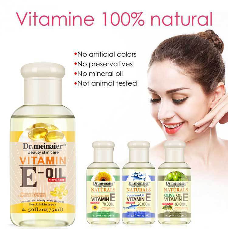 Vitamin E Synthesis Oil Facial Body Hair Care Essential Oil Natural Moisturizing Vegetable - Rswank
