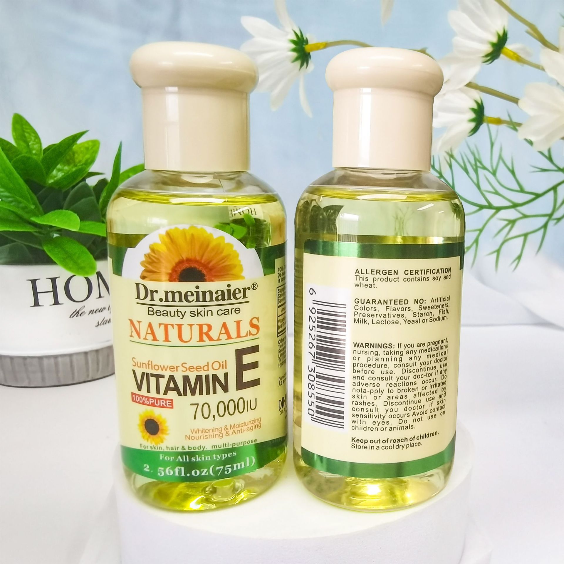 Vitamin E Synthesis Oil Facial Body Hair Care Essential Oil Natural Moisturizing Vegetable - Rswank