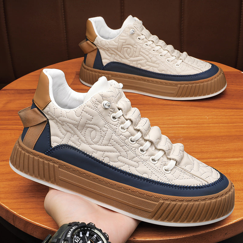 Men's Fashionable And Versatile Heightening Casual Board Shoes - Rswank
