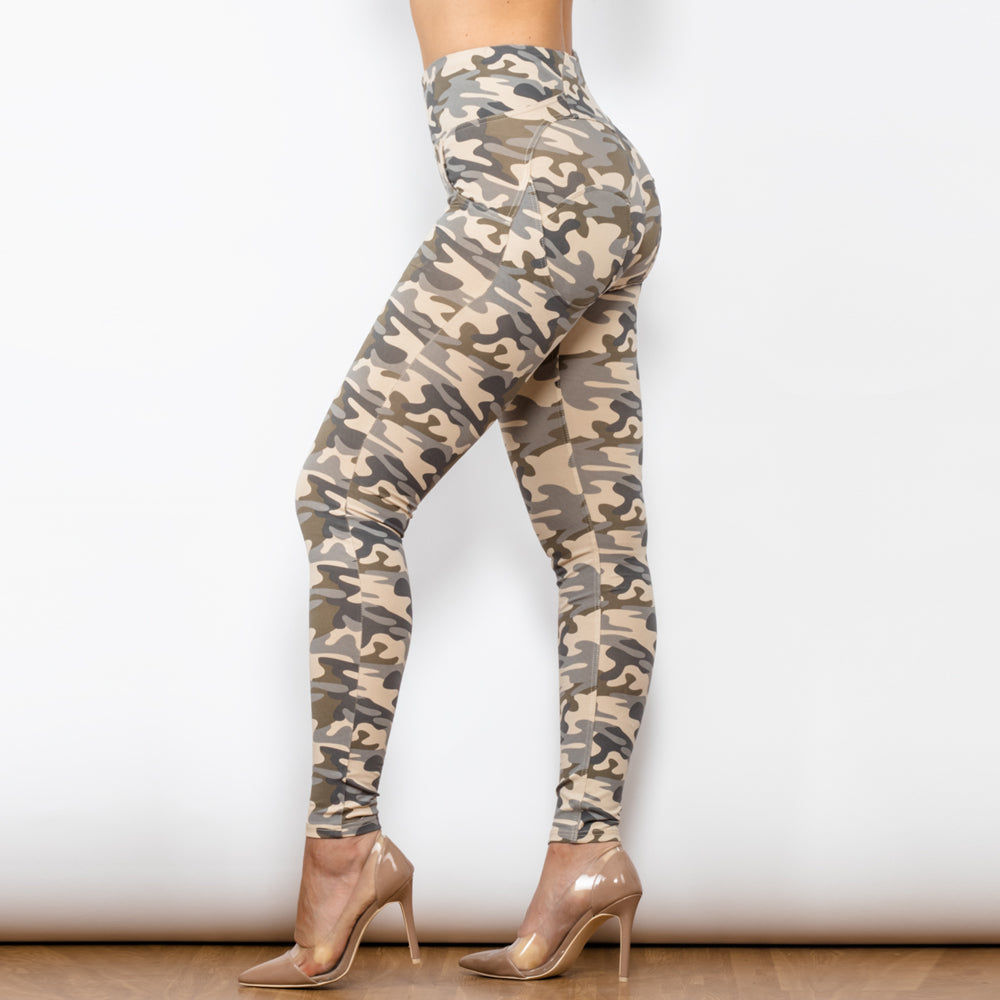 Shascullfites Melody push up camo workout leggings yoga leggings compression for women