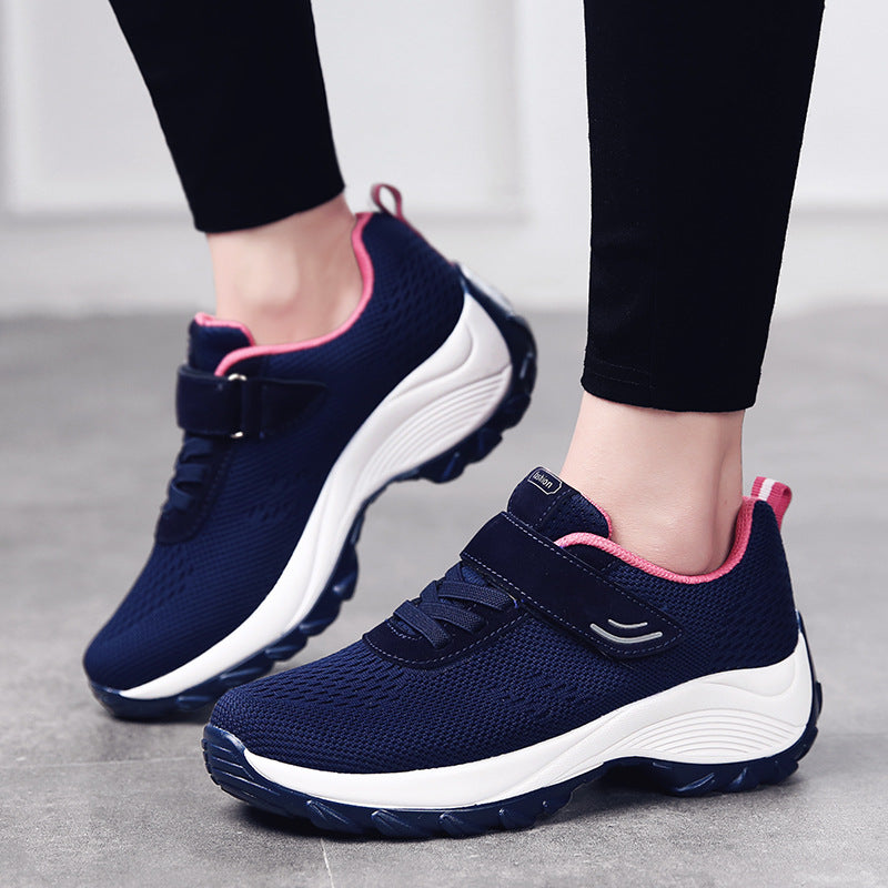 Running Shoes, Outdoor Key-step Sports Shoes, Thick-soled Height-increasing Shoes - Rswank