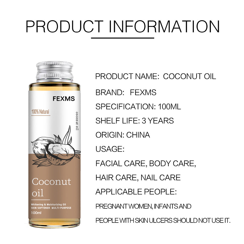 Coconut Skin Care Massage Body Care Essential Oil - Rswank