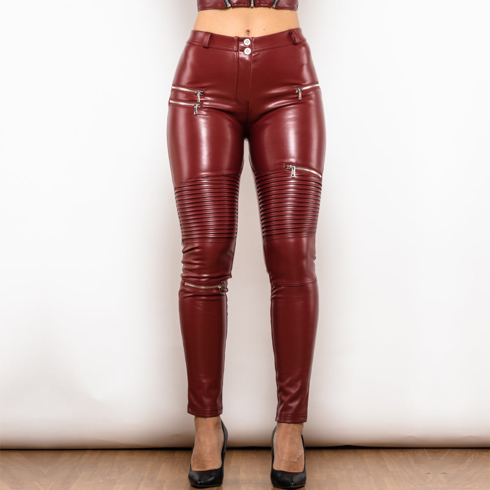 Shascullfites Melody Four-way stretchable super tight leggings leather  motorcycle biker leggings