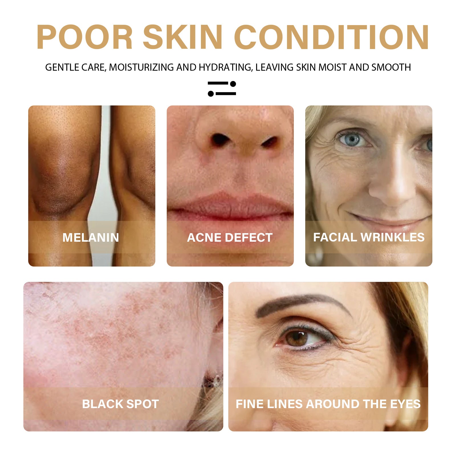 EELHOE Turmeric Dark Spot Correction Face Care Spot Moisturizing And Repairing Skin Tone Serum - Rswank