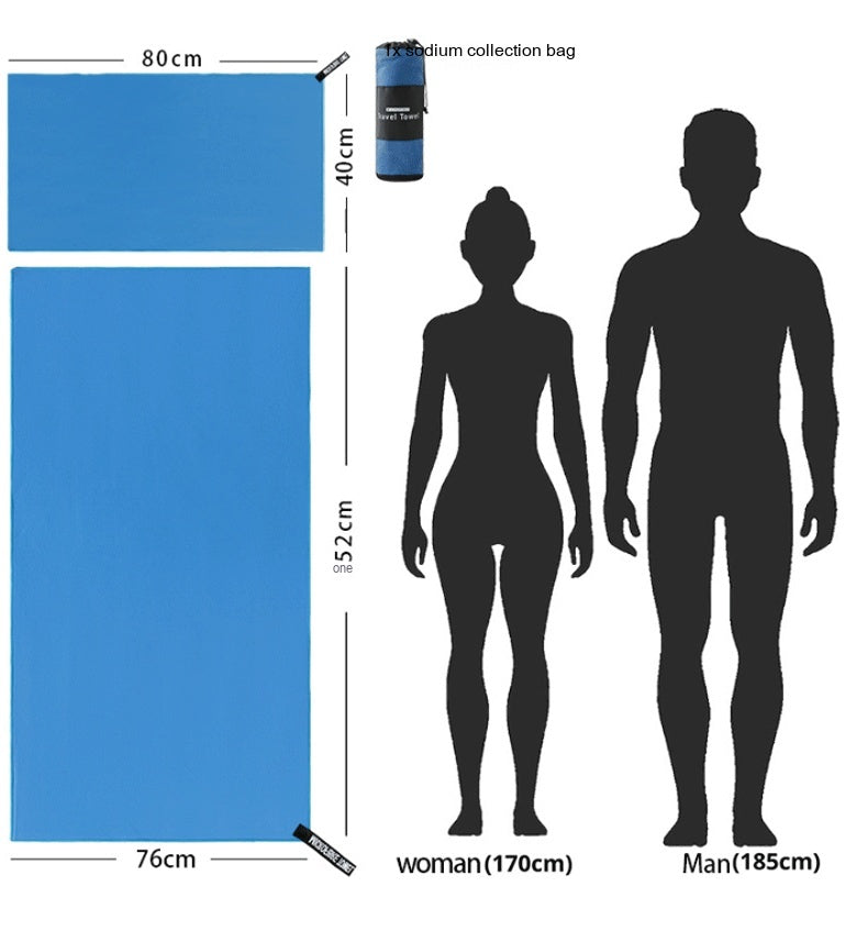 Fiber Sports Towel Beach Swimming Towel