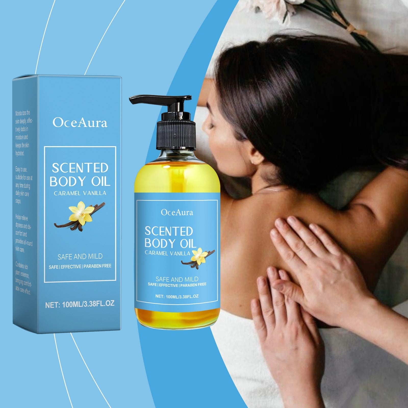 Orena Body Oil Caramel Vanilla - Rswank