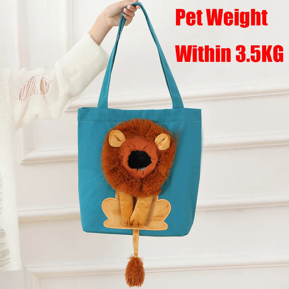 Breathable Pets Carrier Bags for Travel with Safety Zippers