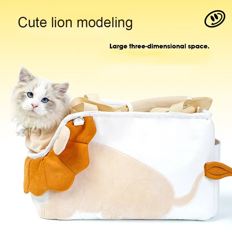 Pet Carrier Bag for Cats & Small Dogs Travel Friendly