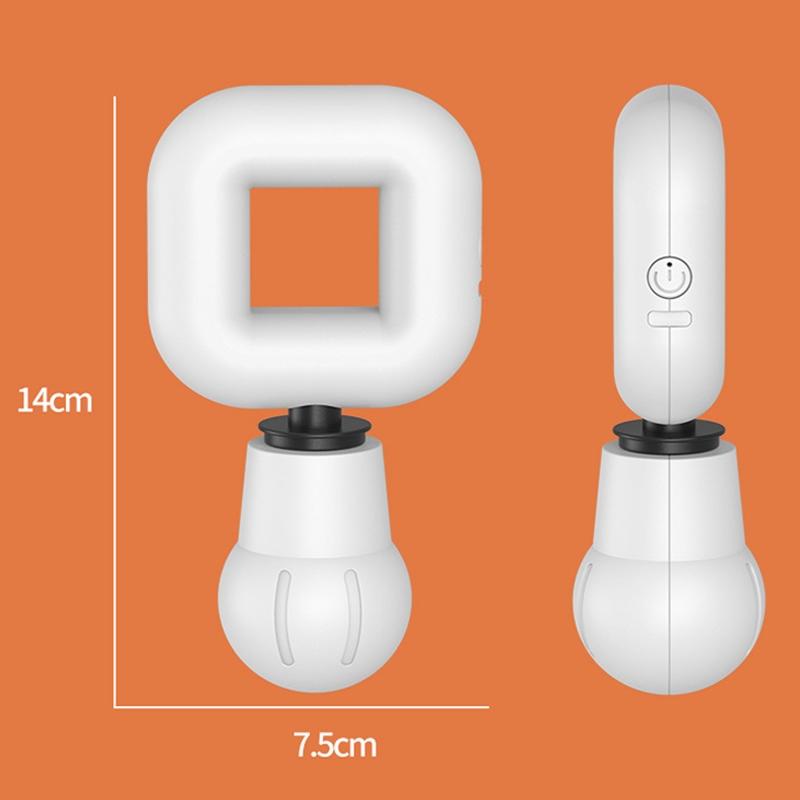 Portable Wireless Fascia Gun For Muscle Relaxation - White