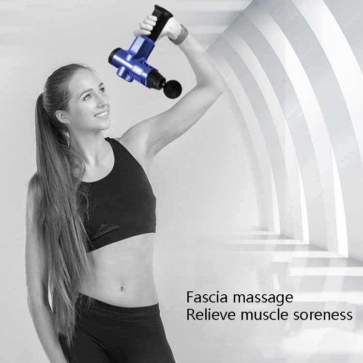 Portable Electric Massager For Muscle Relaxation And Fitness - Silver