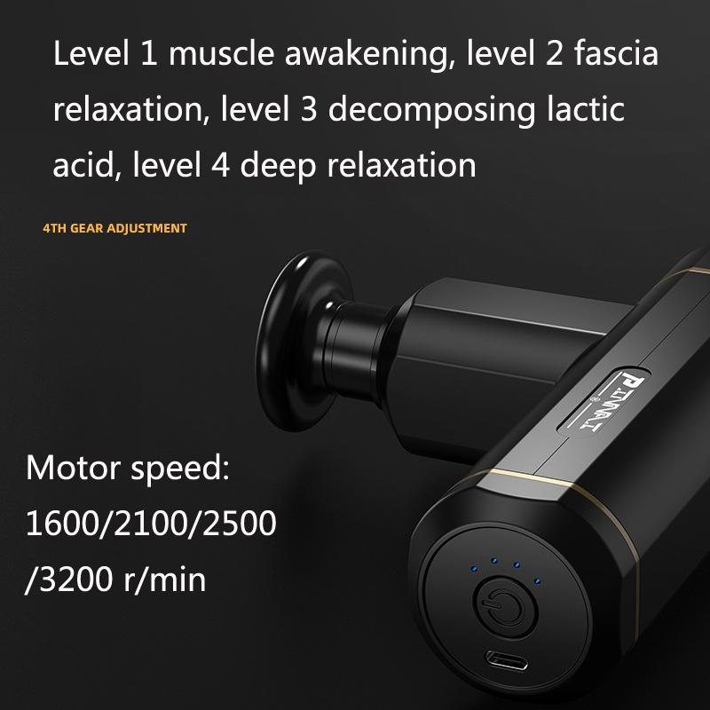 Portable Electric Muscle Massager For Neck And Body - Grey