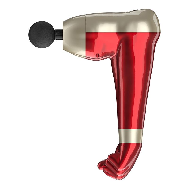 Arm Shape Usb Massage Gun For Muscle Relaxation - Black