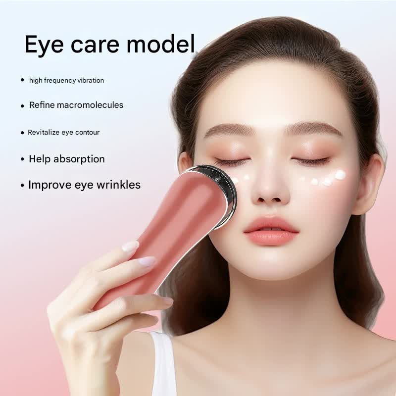 4-in-1 Facial Beauty Device - LED Light Therapy, Warm Lifting, Ion Cleansing & Eye Care(green)