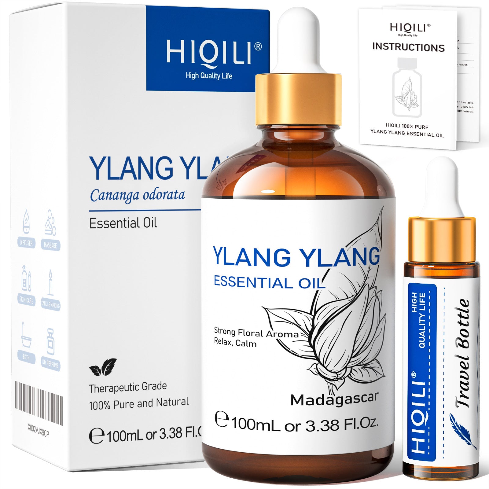 Beauty And Skin Care Single Essential Oil Plant Extract Rose Massage Oil Perfume Aromatherapy - Rswank
