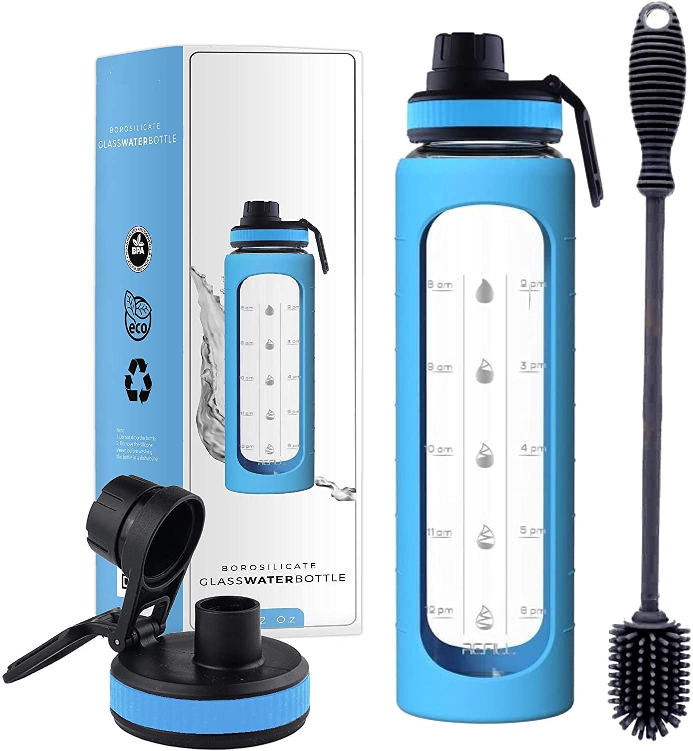 Portable Sports Water Bottle With Large Capacity Kitchen Gadgets